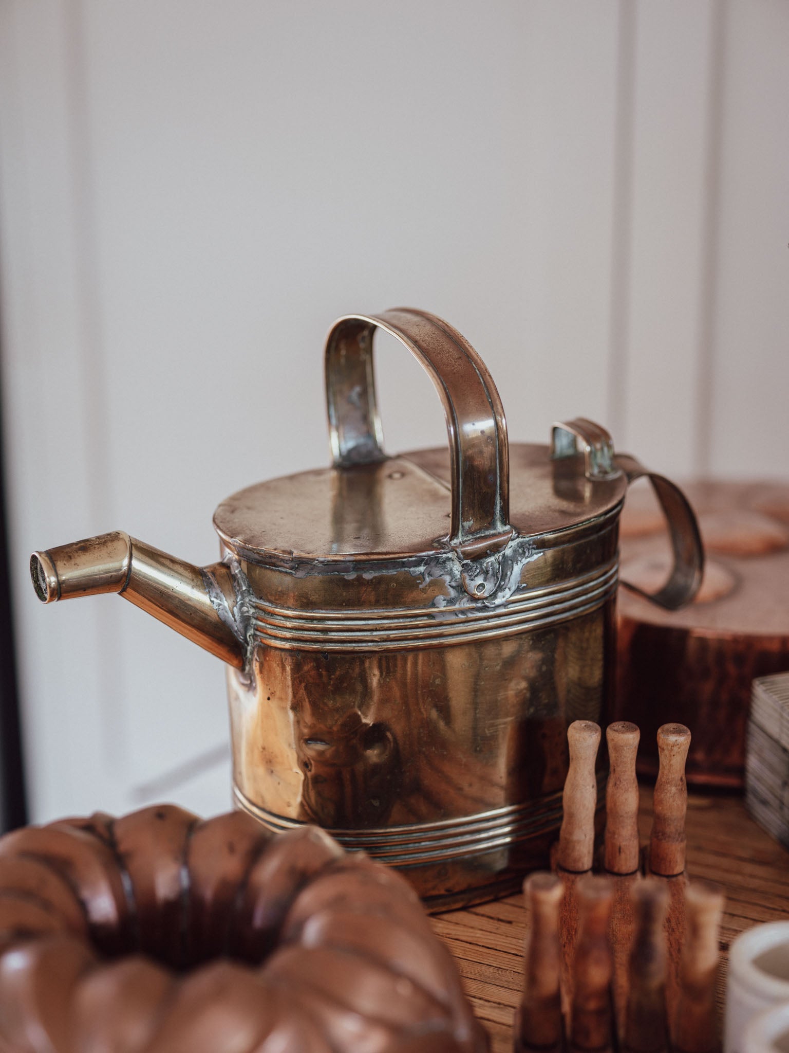 Antique Brass Watering Can