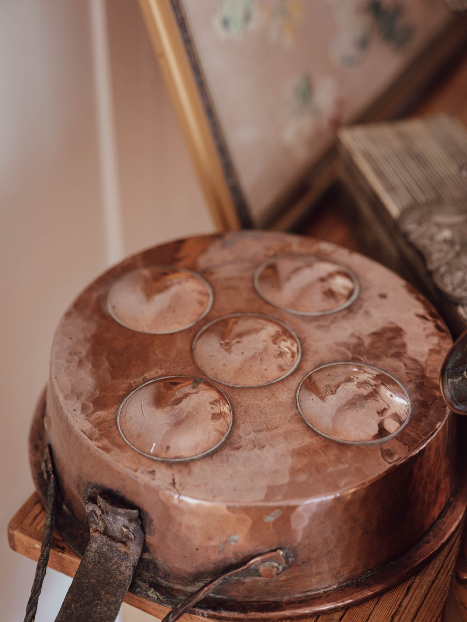 Antique Copper Egg Poacher
