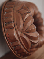 Antique Copper Jelly Mould with Hanging Ring