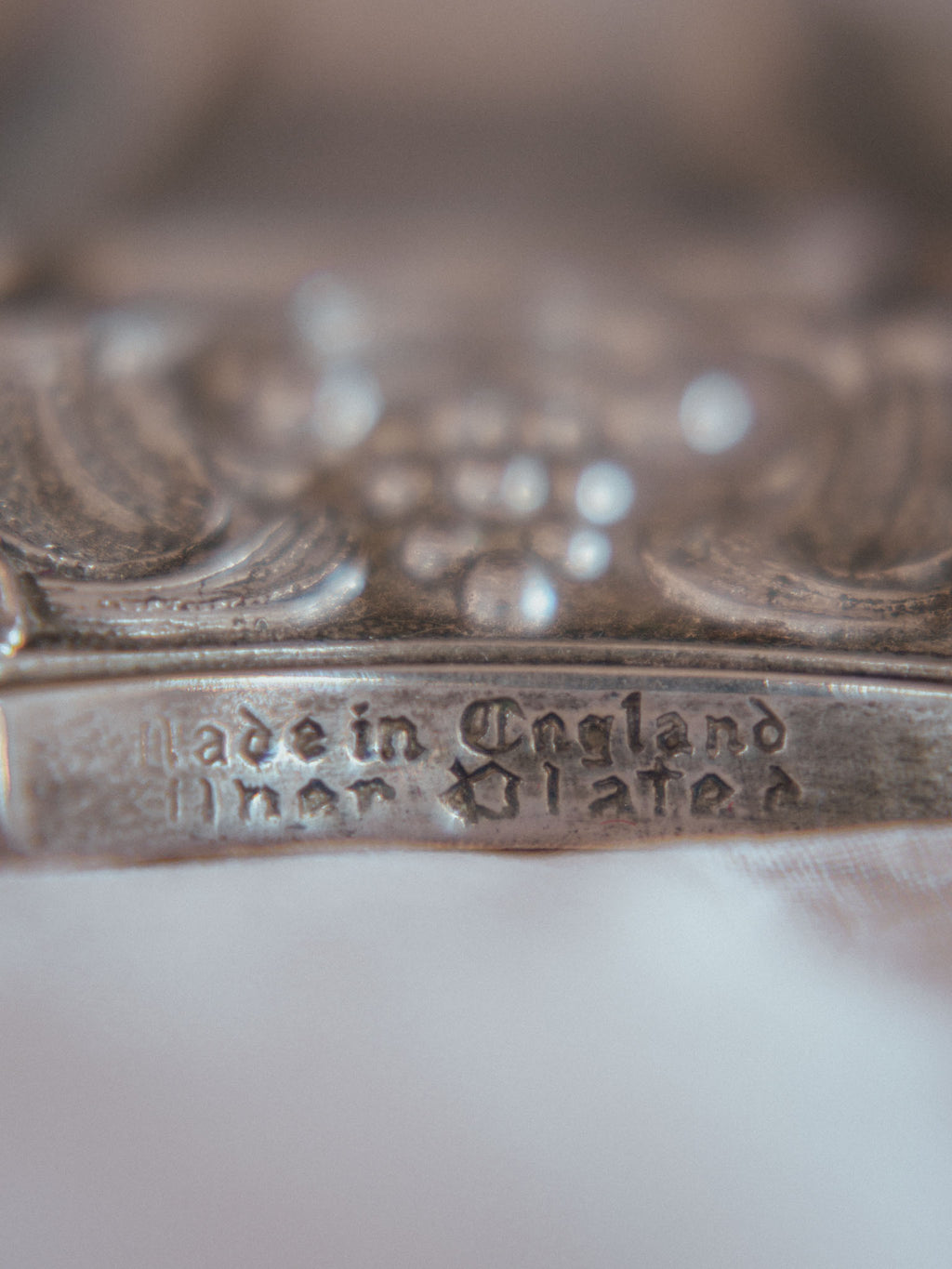 Three-Arm Silver Candelabra