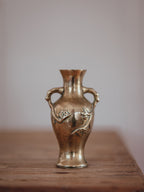 Antique Japanese Brass Vase