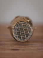 Antique Japanese Brass Vase