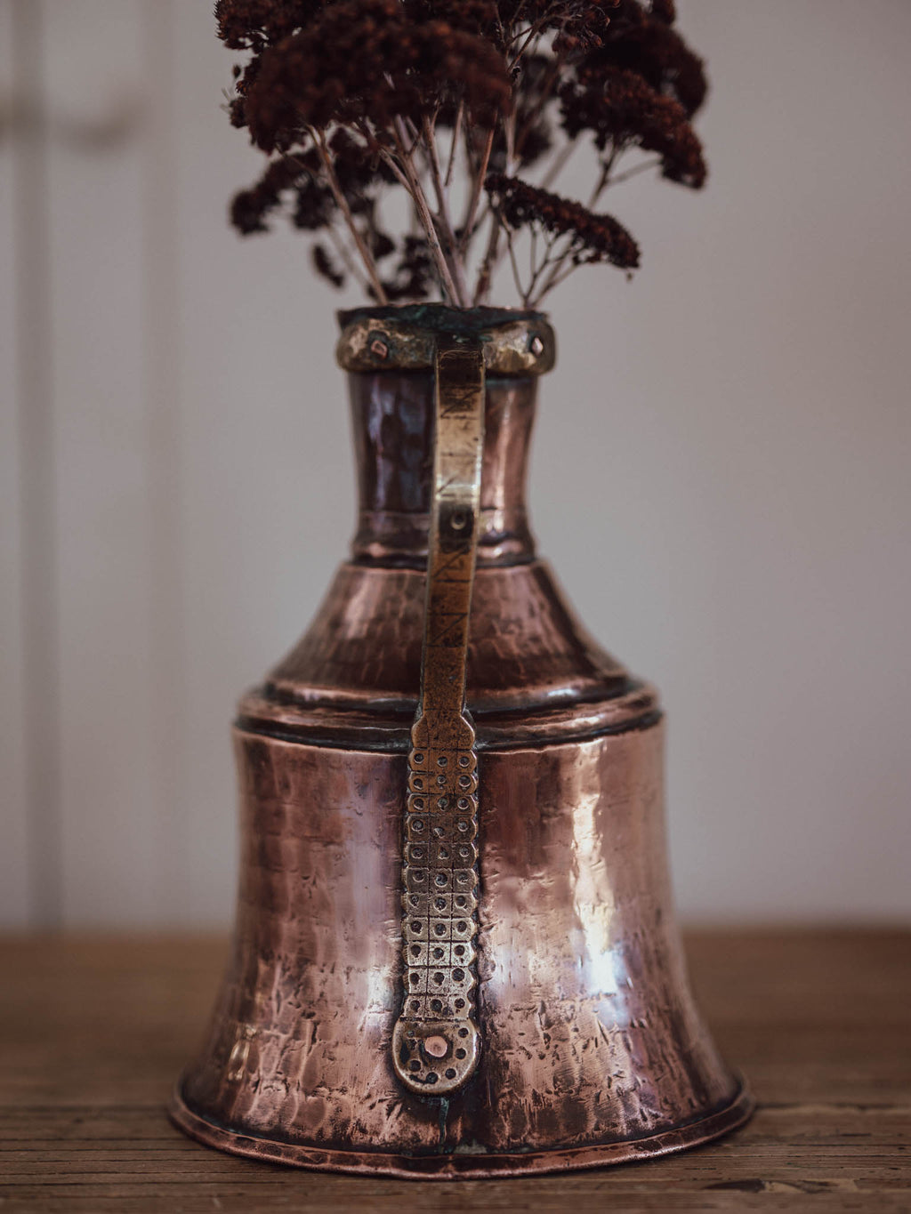 Antique Copper & Brass Turkish Trabzon Water Jug - c.1900s