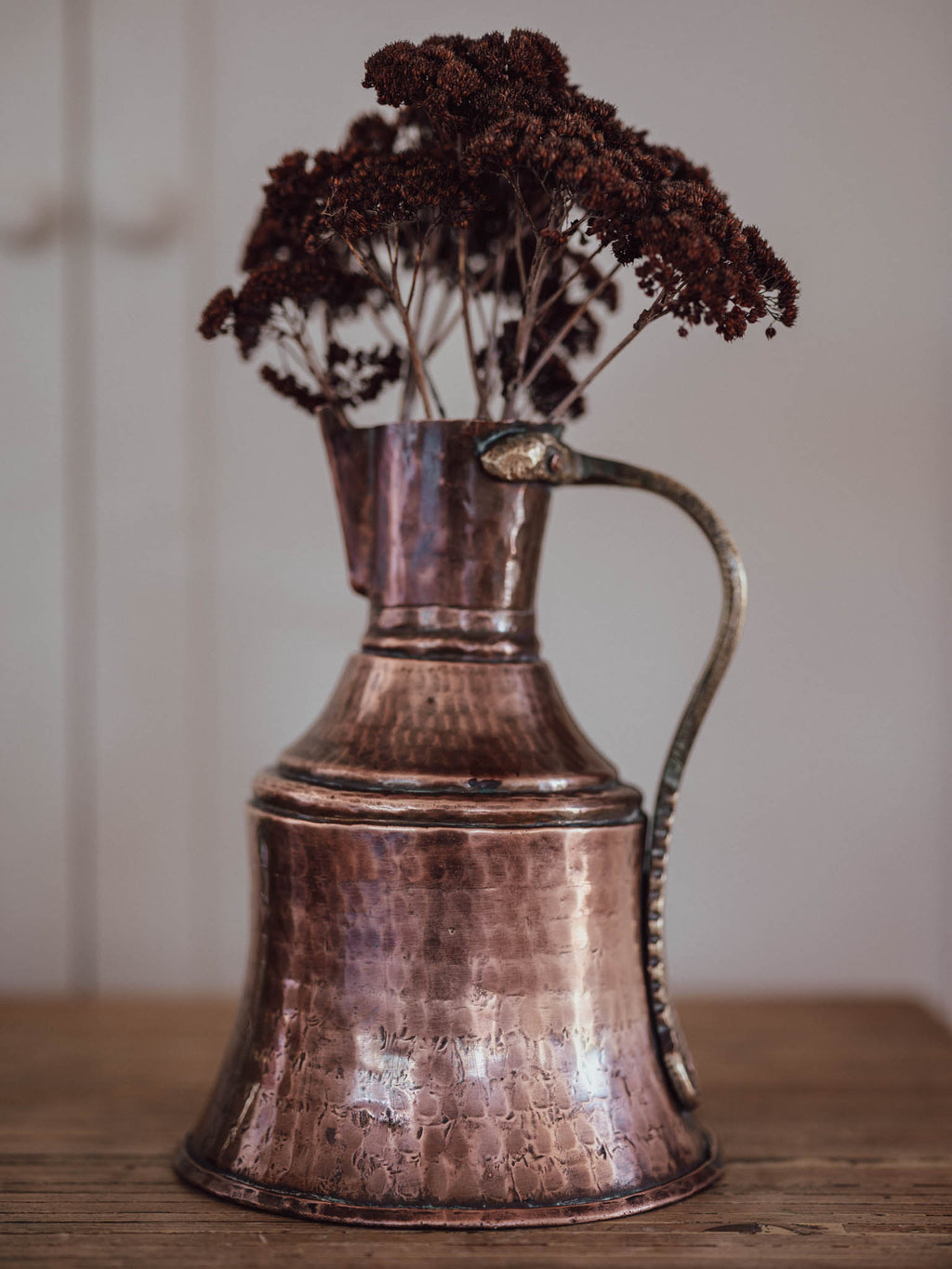 Antique Copper & Brass Turkish Trabzon Water Jug - c.1900s