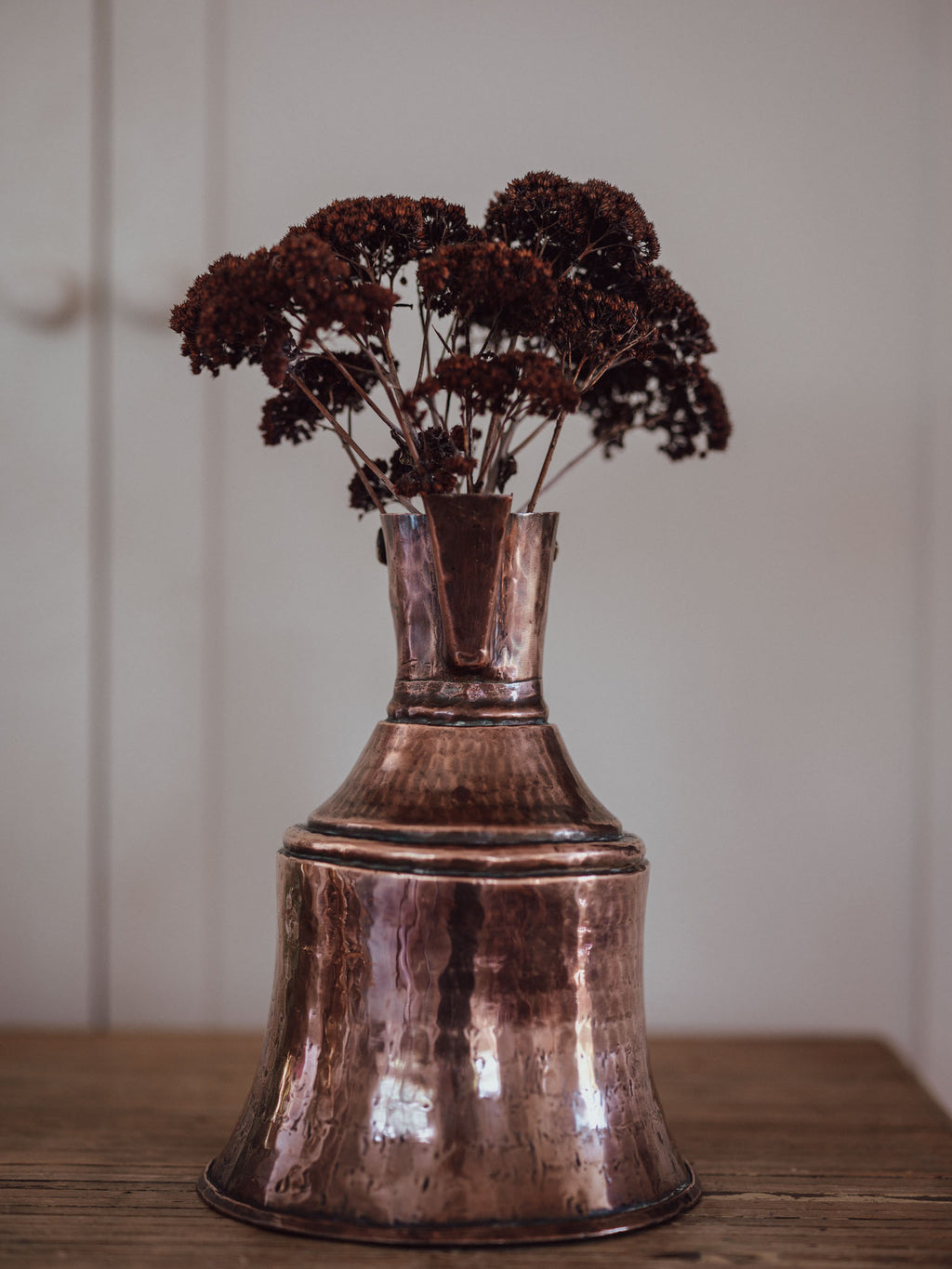 Antique Copper & Brass Turkish Trabzon Water Jug - c.1900s