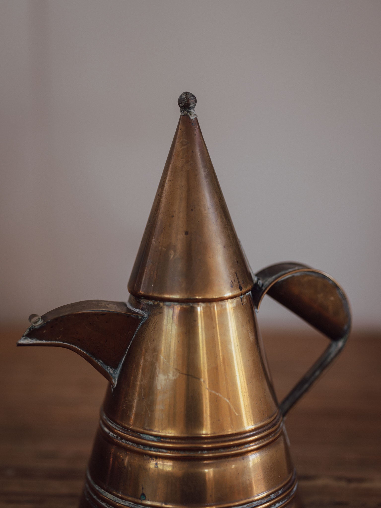 Antique Brass Ottoman Coffee Pot