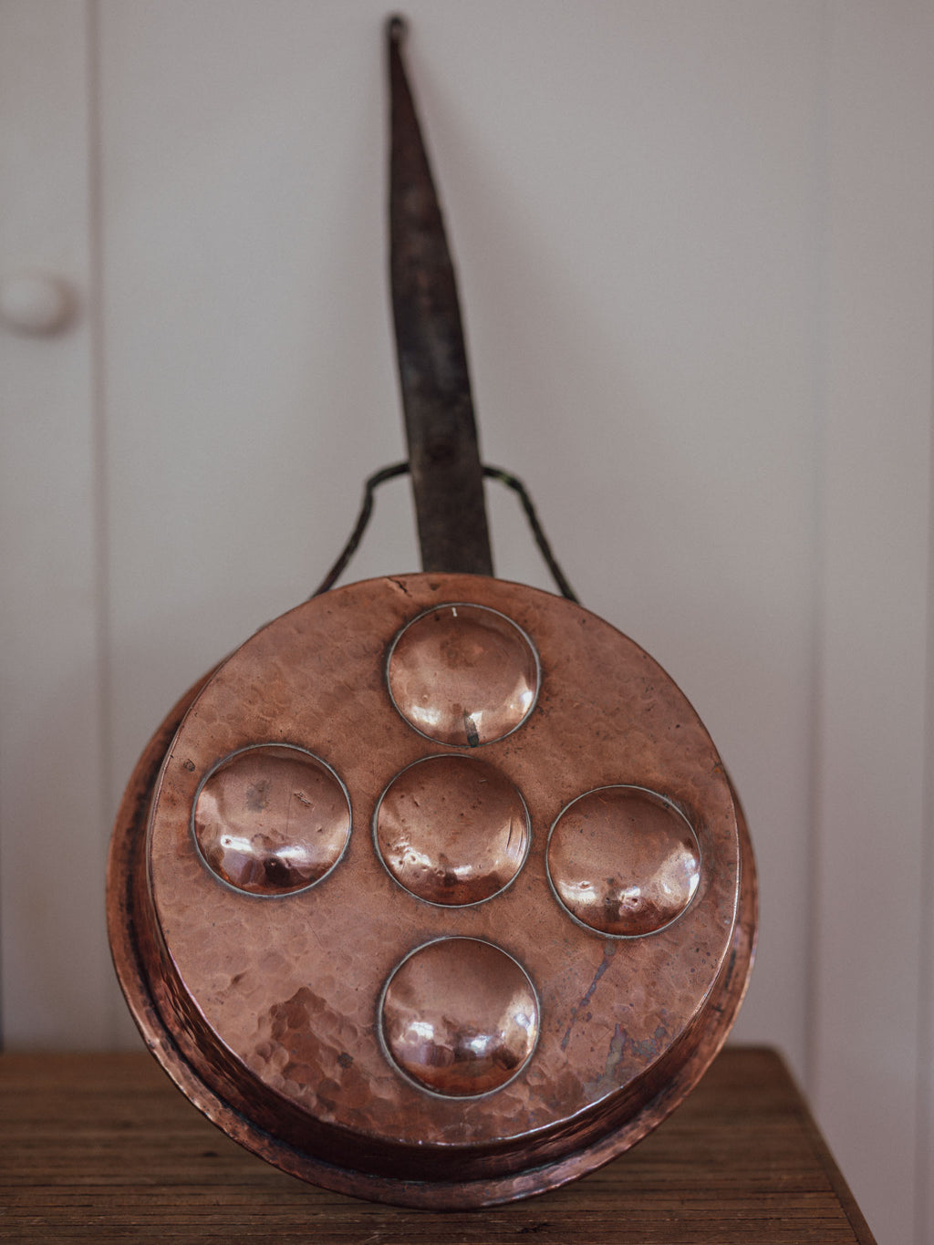 Antique Copper Egg Poacher
