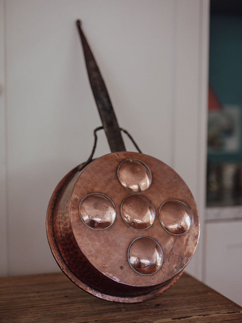 Antique Copper Egg Poacher