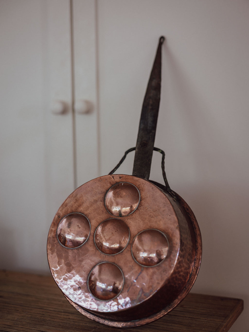 Antique Copper Egg Poacher