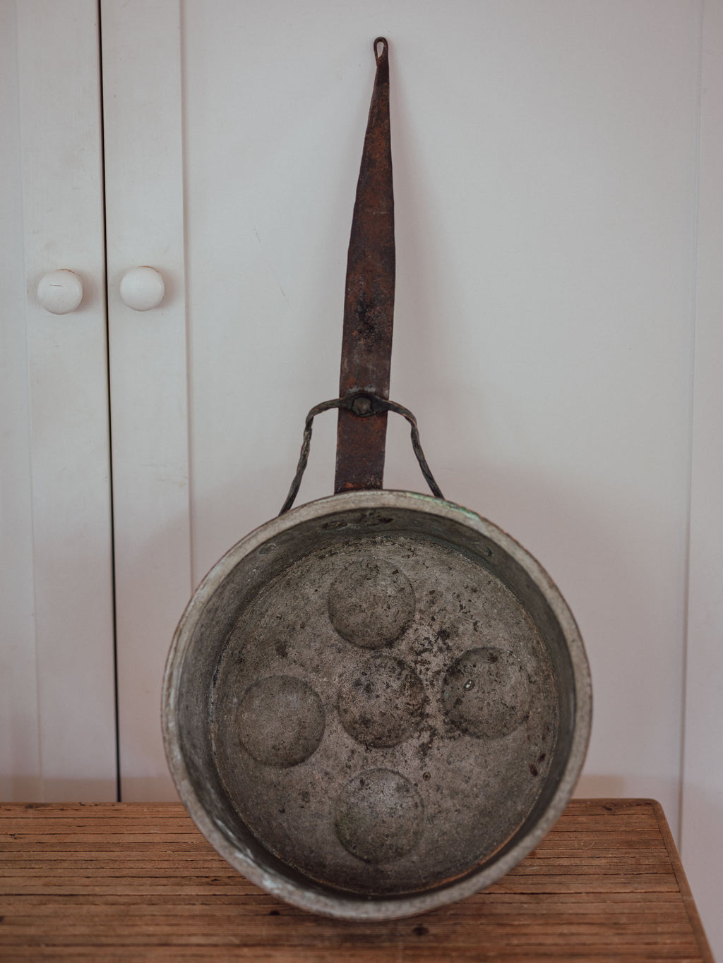 Antique Copper Egg Poacher