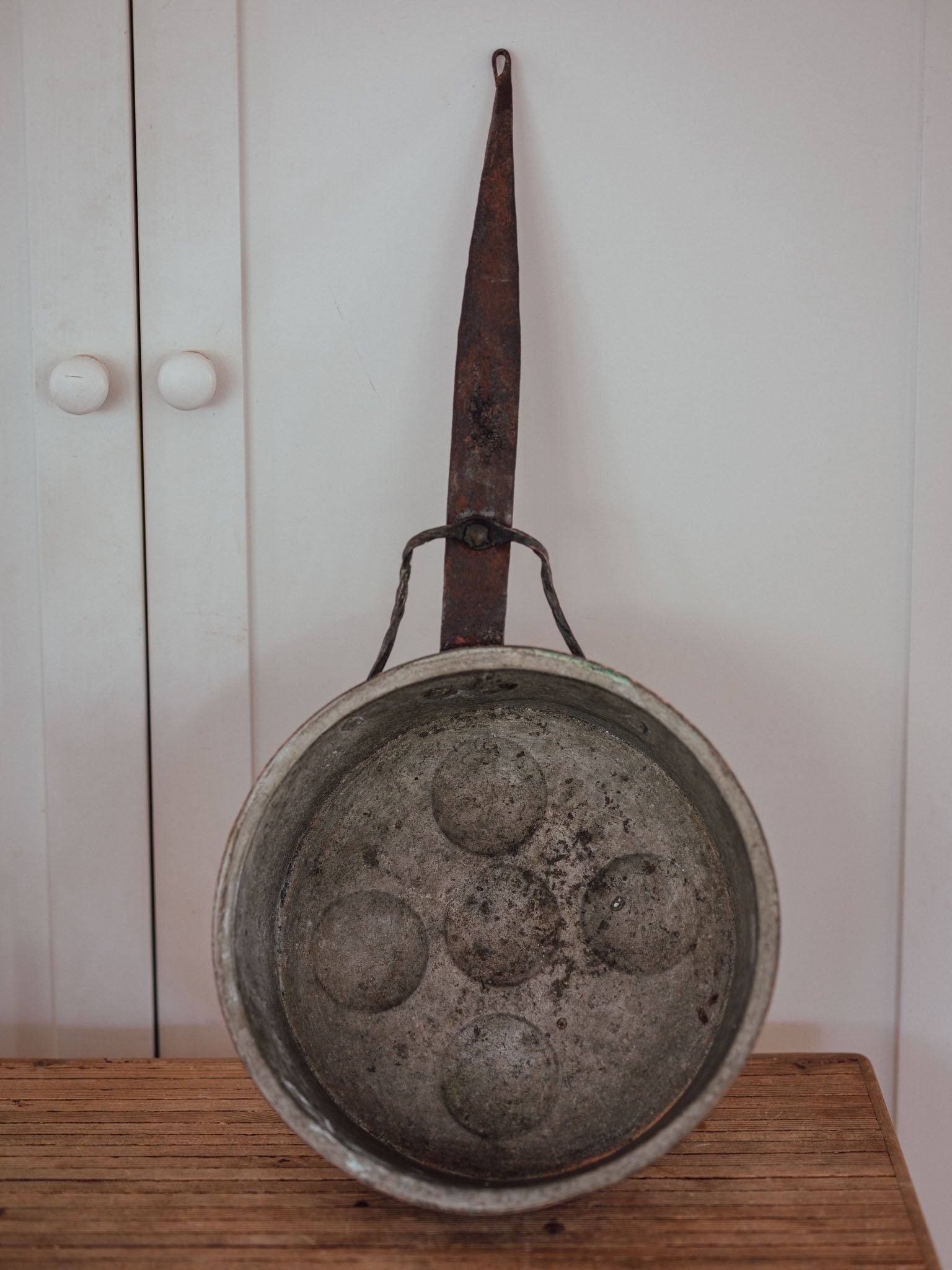 Antique Copper Egg Poacher