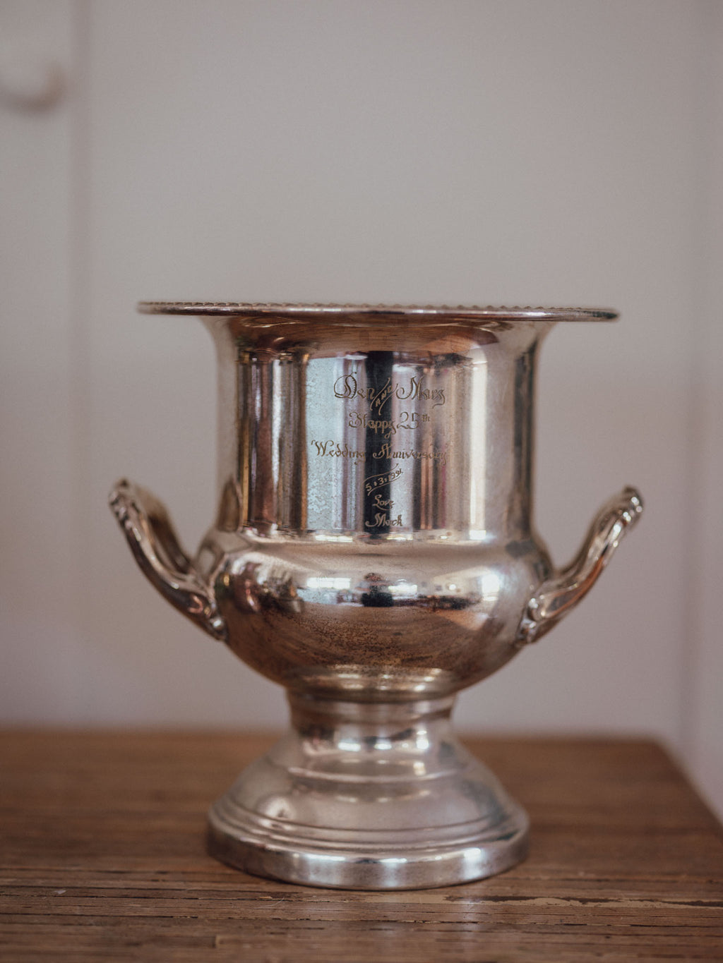Saracen Silver-Plated Wine Bucket