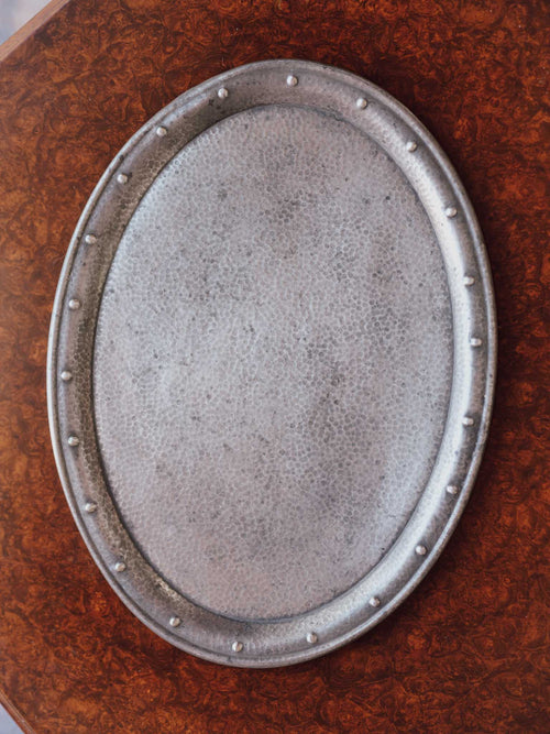 Craftsman Pewter Oval Tray - English