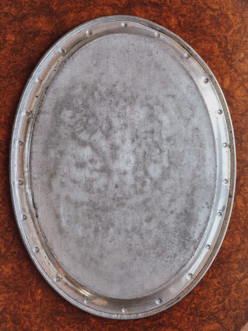 Craftsman Pewter Oval Tray - English