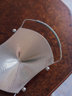 Hammered Vintage Silver Plate Dish