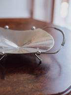 Hammered Vintage Silver Plate Dish