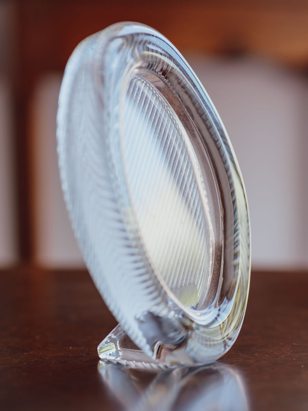 Mikasa Glass Oval Photo Frame