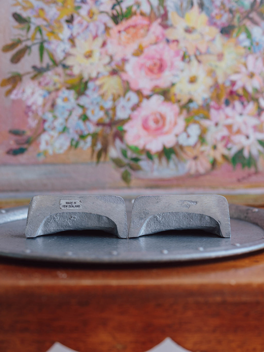 Vintage Sailing Ship Bookends - Made in NZ