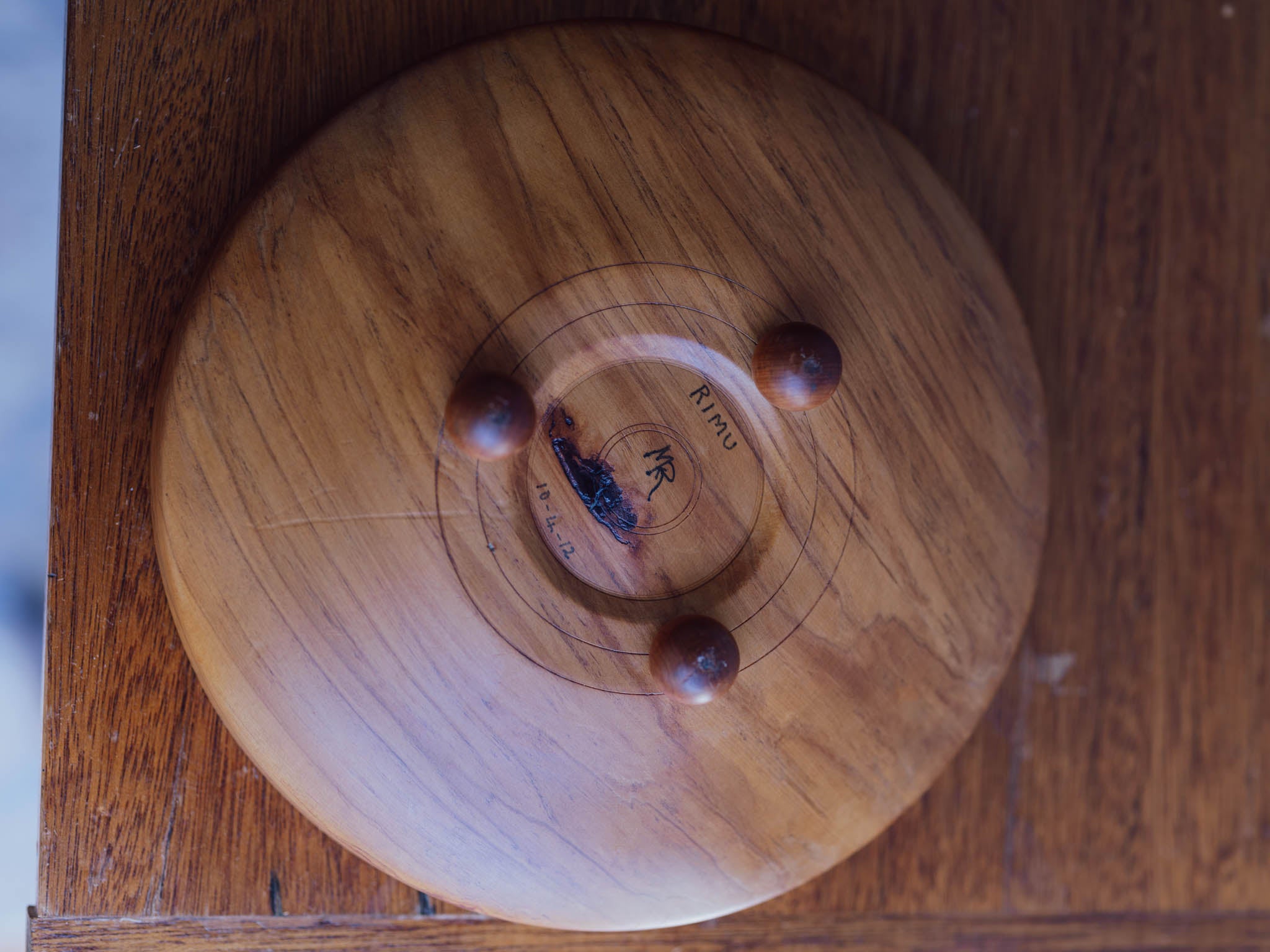 Hand-Turned Rimu Wood Footed Bowl NZ