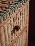 Vintage Rattan Chest of Drawers