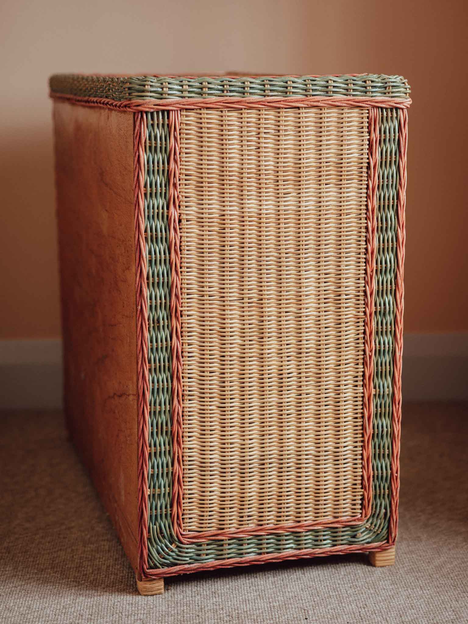 Vintage Rattan Chest of Drawers
