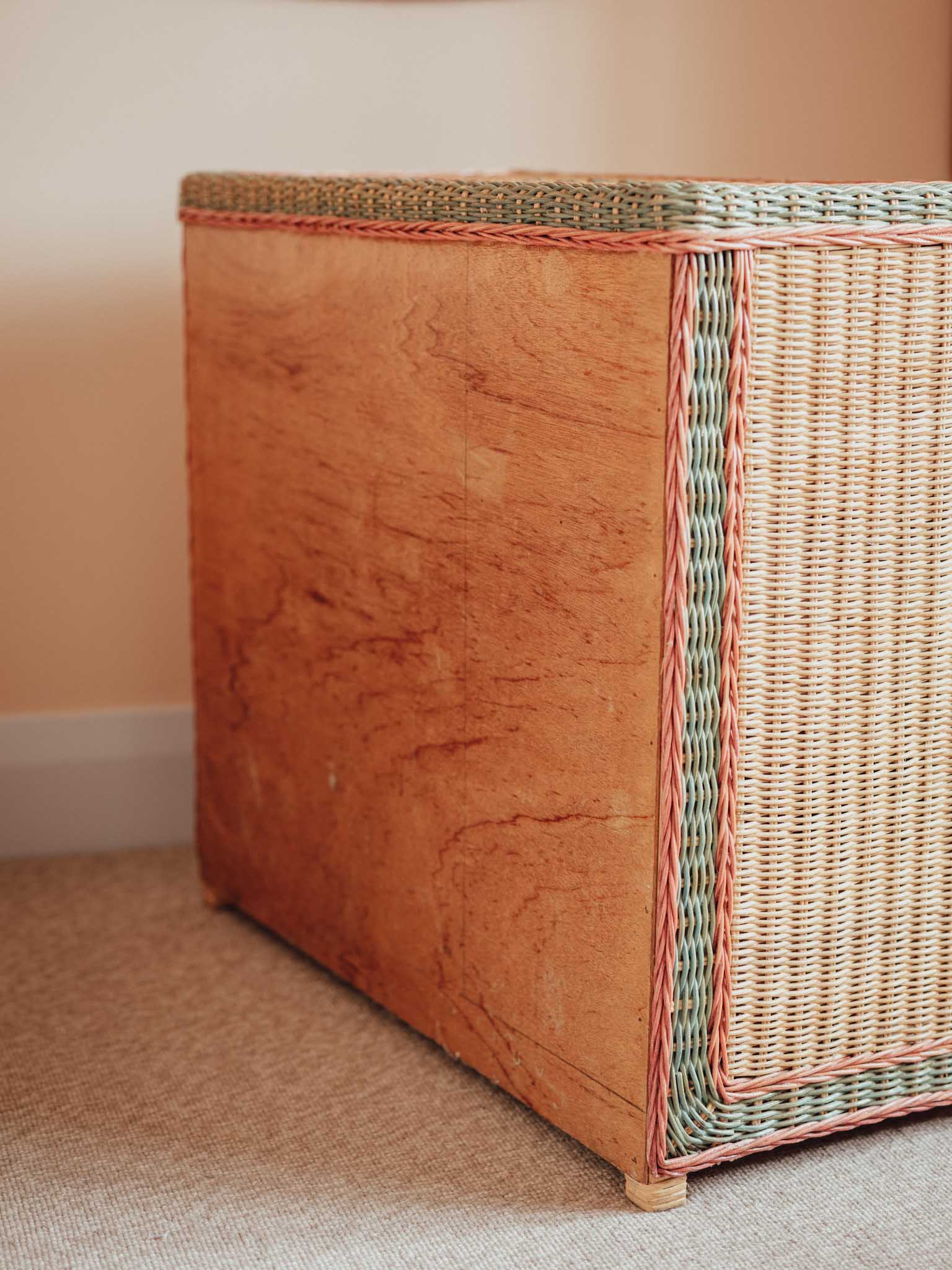 Vintage Rattan Chest of Drawers