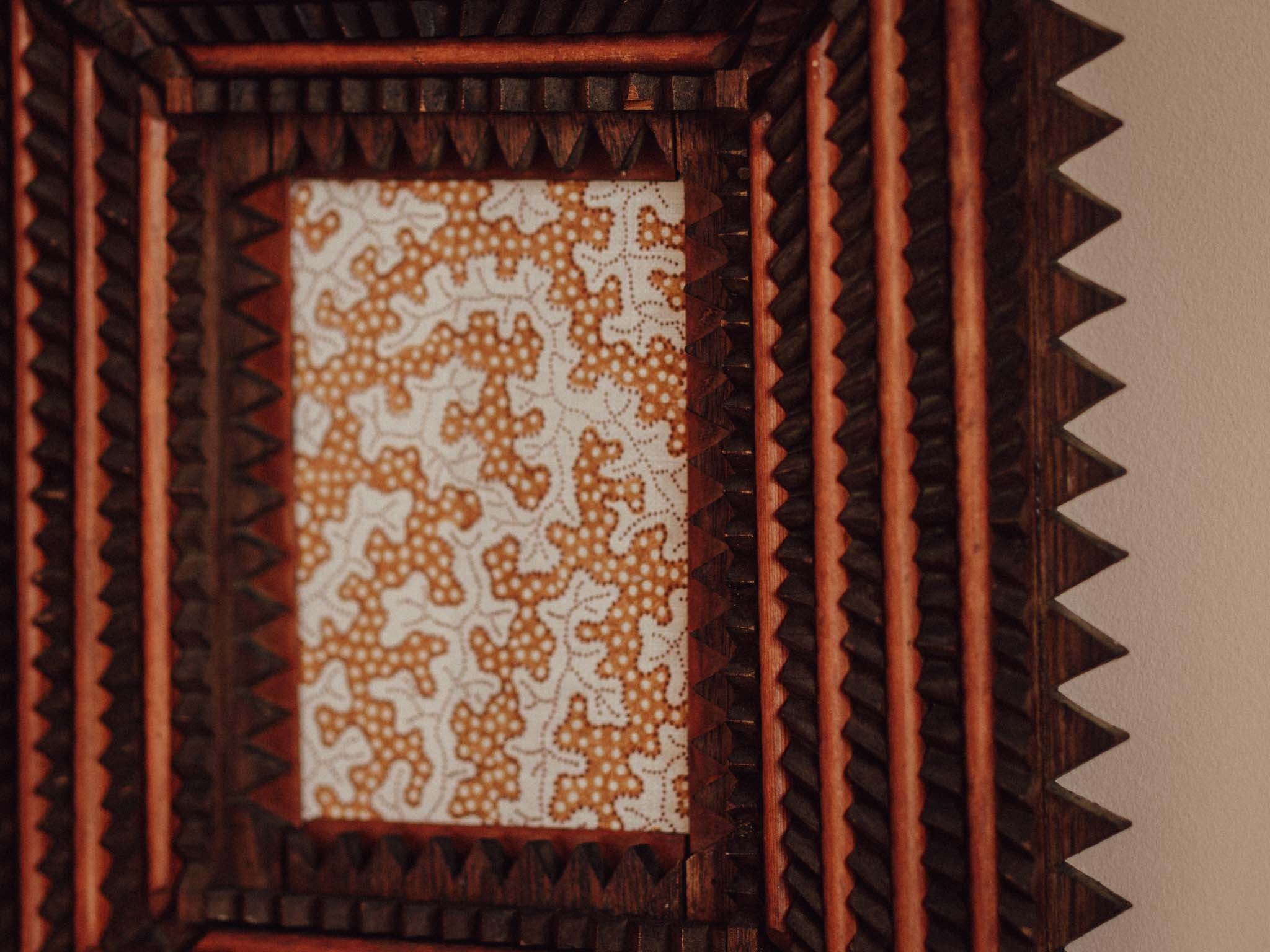 Antique Tramp Art Frame c.1885–1900