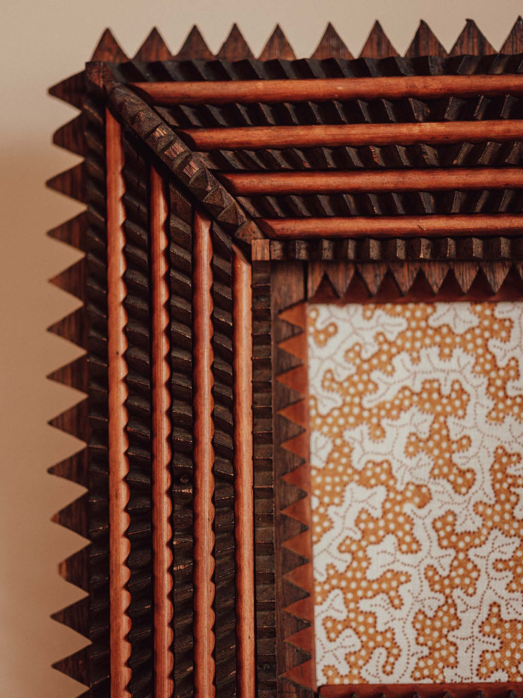 Antique Tramp Art Frame c.1885–1900