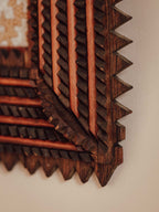 Antique Tramp Art Frame c.1885–1900