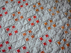 Handmade Cathedral Windows Quilt - Bed End Throw