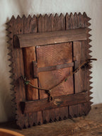 Antique Tramp Art Frame c.1885–1900