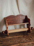 Vintage Wooden Paper Towel Holder