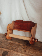 Vintage Wooden Paper Towel Holder