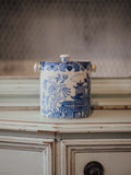 Burleighware Blue Willow Biscuit Caddy