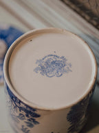 Burleighware Blue Willow Biscuit Caddy