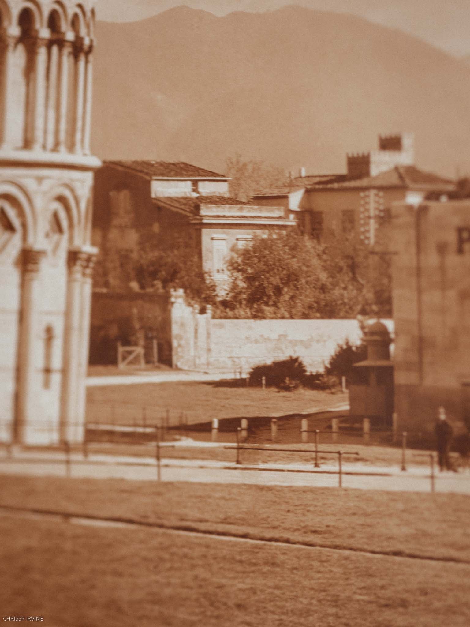 Giacomo Brogi Photograph of the Leaning Tower of Pisa, c.1870