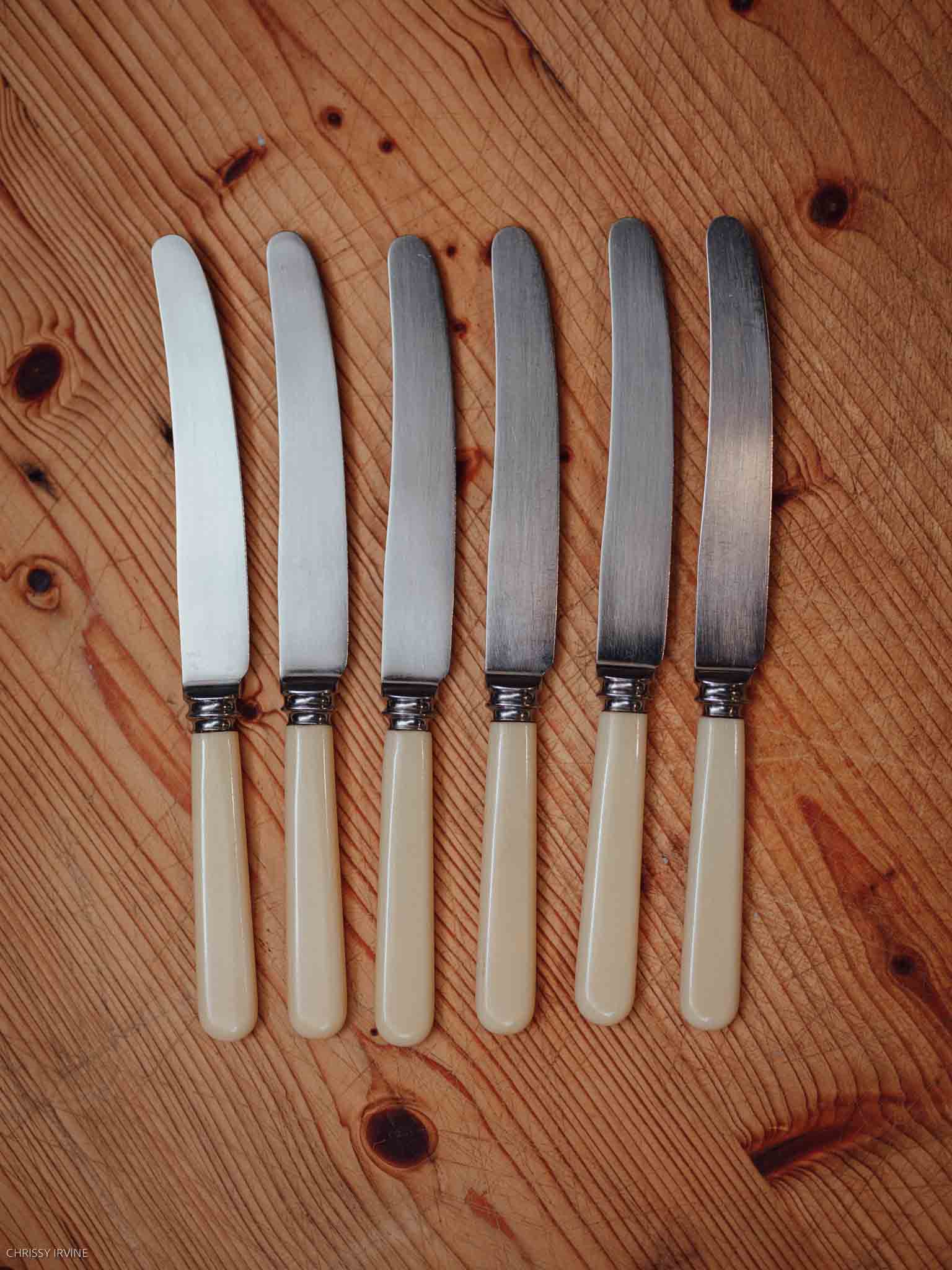 Set of Six Dinner Knives – Philip Ashberry & Sons, Sheffield