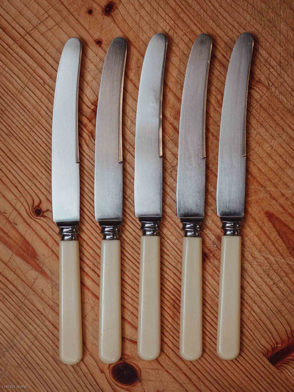 Bennett & Heron Sheffield Butter Knives - Set of 5