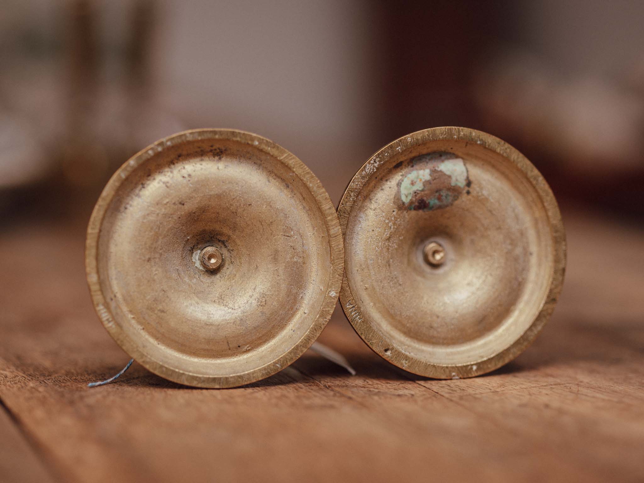 Pair of Brass Barley Twist Candlesticks