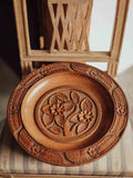 Carved Wooden Decorative Bowl