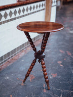 Colonial Kauri Bobbin-Leg Wine Table