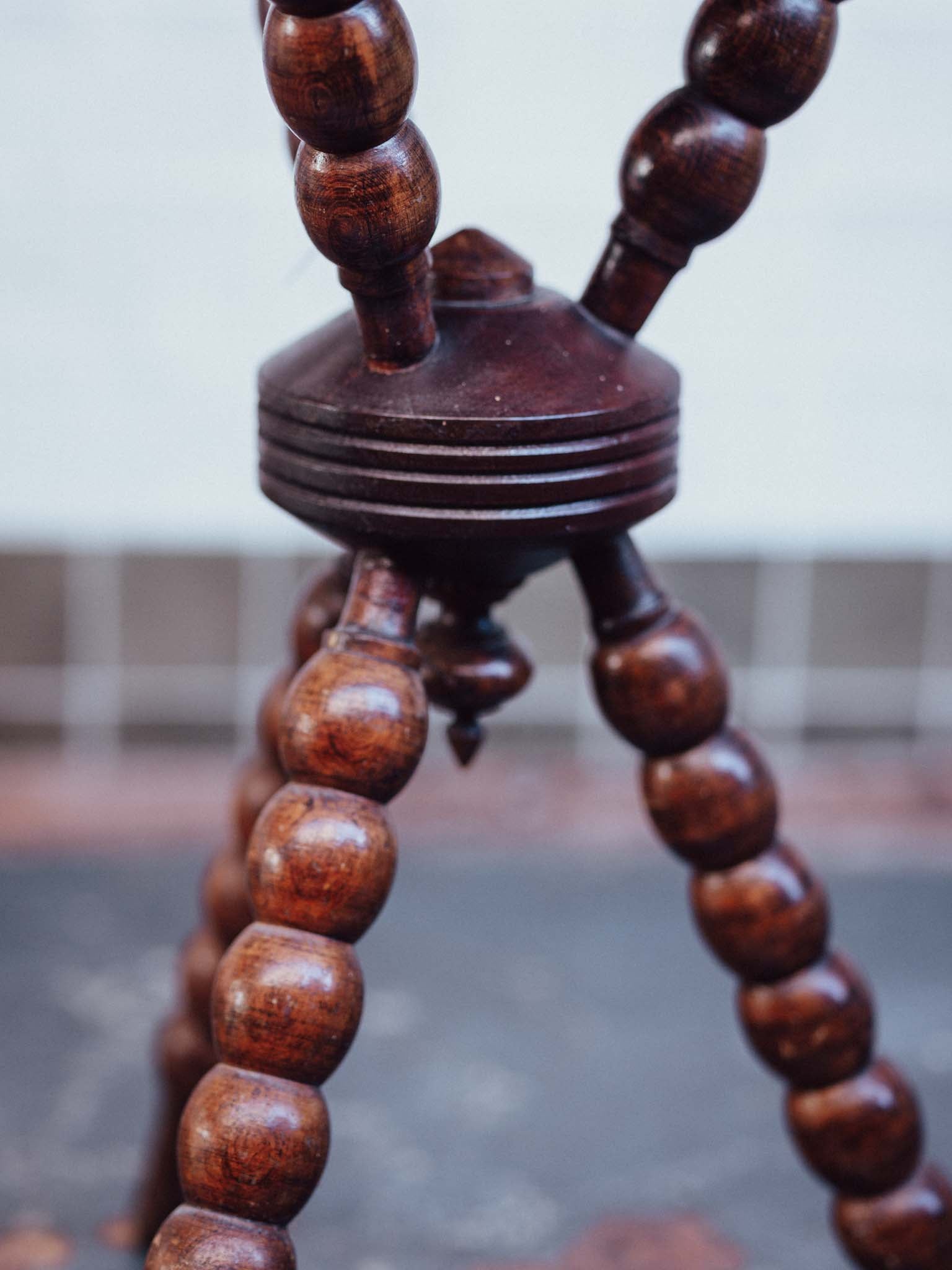 Colonial Kauri Bobbin-Leg Wine Table