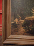 Pair of English Romantic Oil Paintings