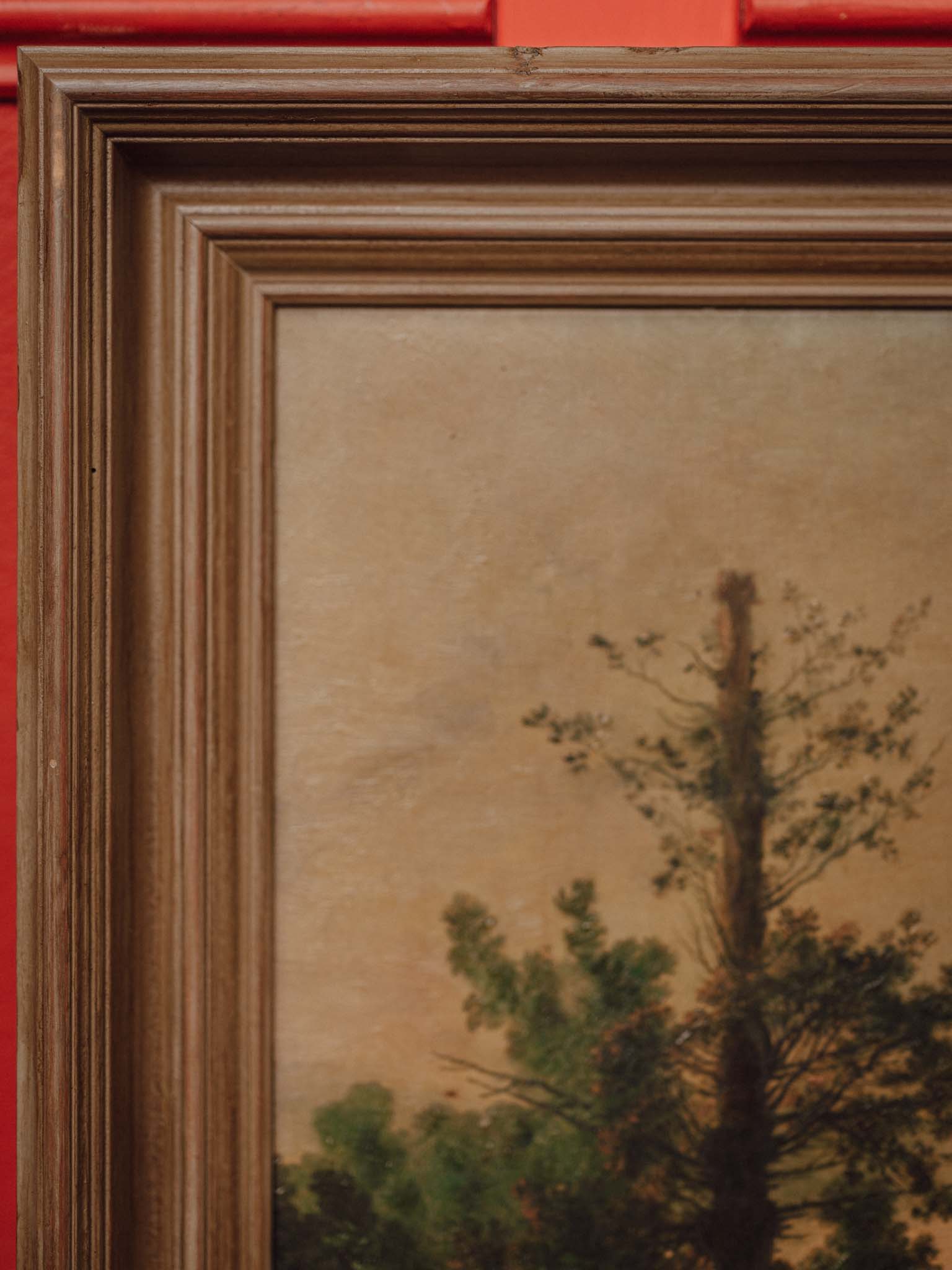 Pair of English Romantic Oil Paintings