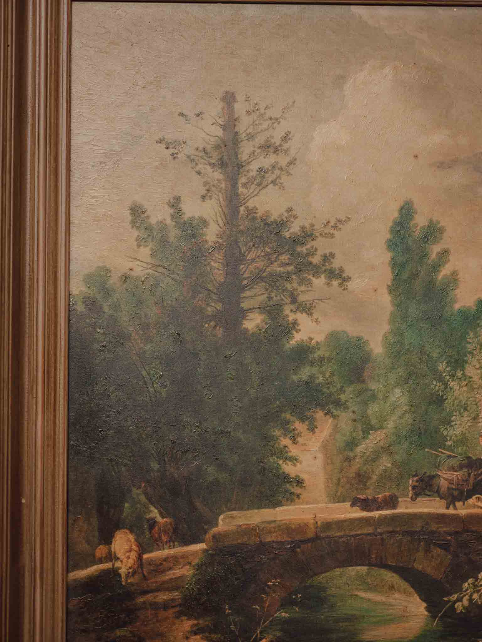 Pair of English Romantic Oil Paintings
