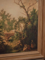 Pair of English Romantic Oil Paintings