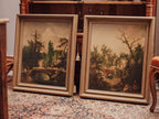Pair of English Romantic Oil Paintings
