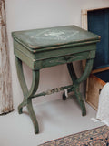 French Painted Work and Games Table, c1810-1840