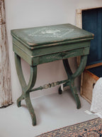 French Painted Work and Games Table, c1810-1840