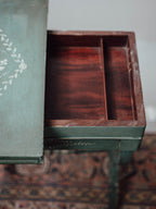French Painted Work and Games Table, c1810-1840
